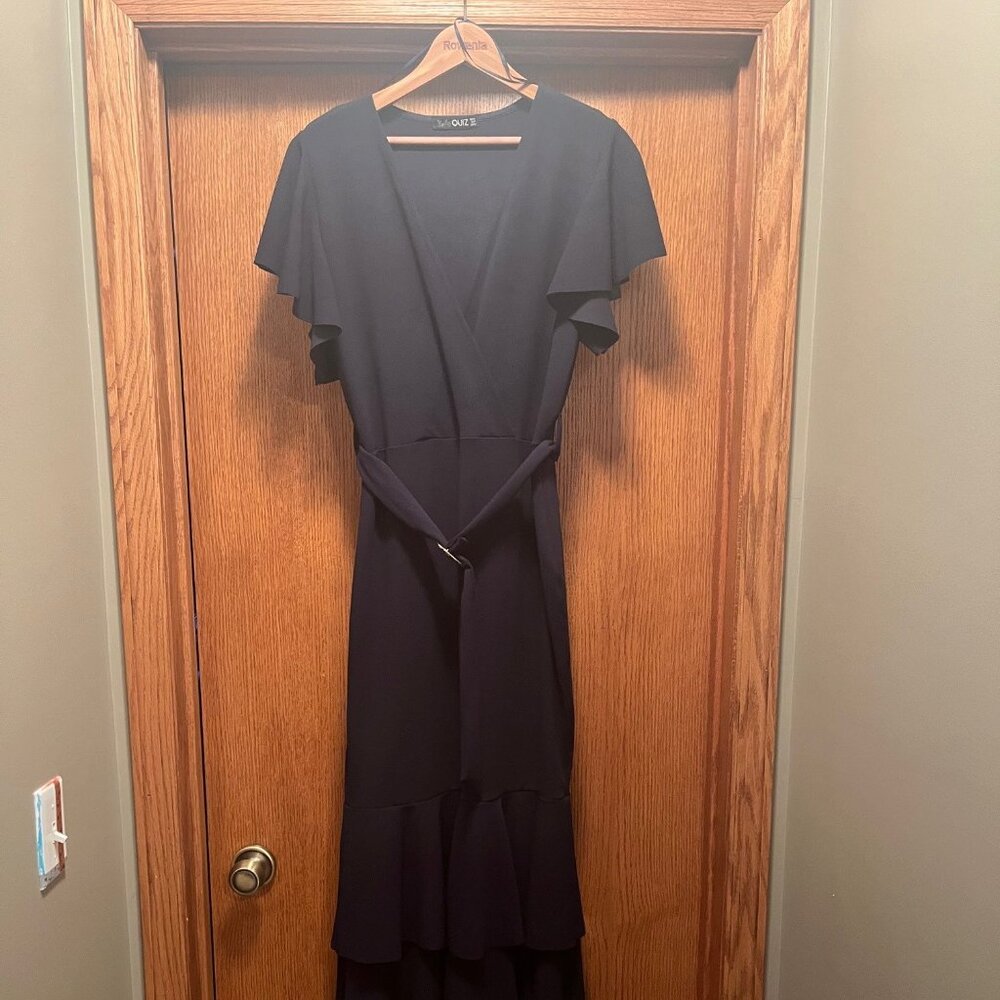 Quiz Navy Blue Dress, Size 10